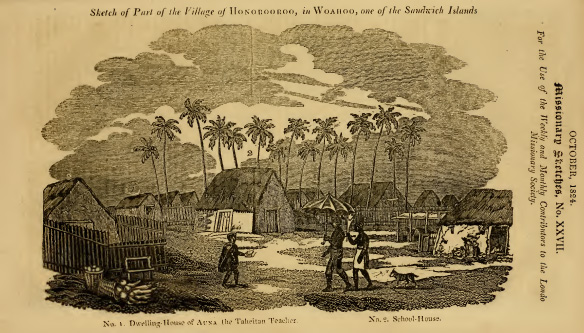 Auna the Tahitian in Honolulu 1824